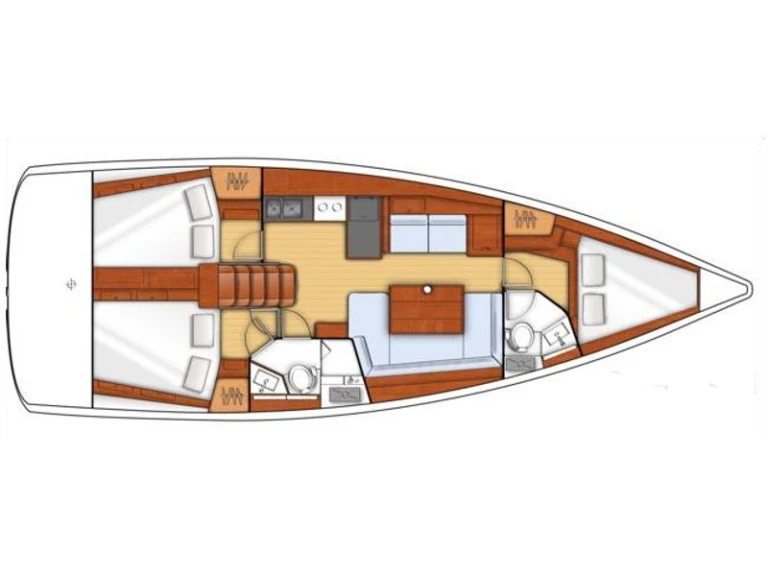 Yacht hire Gouvia cheap Oceanis 41 /3cab