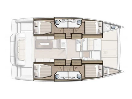 Catamaran hire in Volos - Bali Bali 4.2 CAT/5 cab