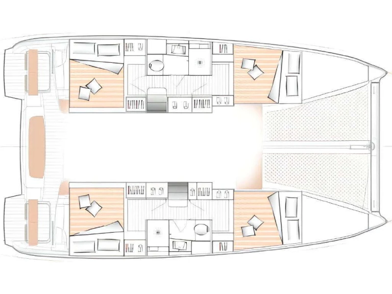 Catamaran hire in Pula - Excess Excess 11 (Cat)/6 cab
