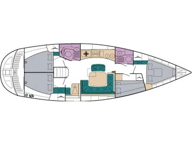 Yacht hire Ávdira cheap Bavaria 44 /4cab