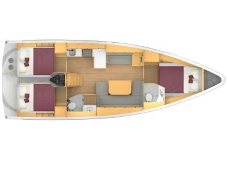 Sailboat hire in Skiathos - Bavaria Bavaria C42 /3cab