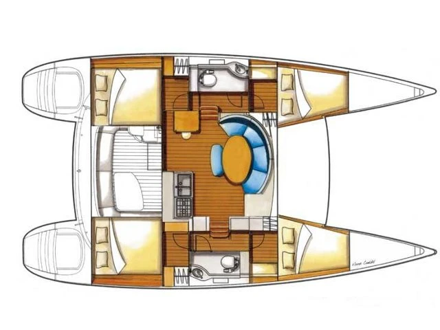 Hire Catamaran Lagoon with a boat licence