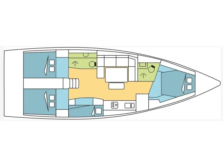 Hire Sailboat Dufour with a boat licence
