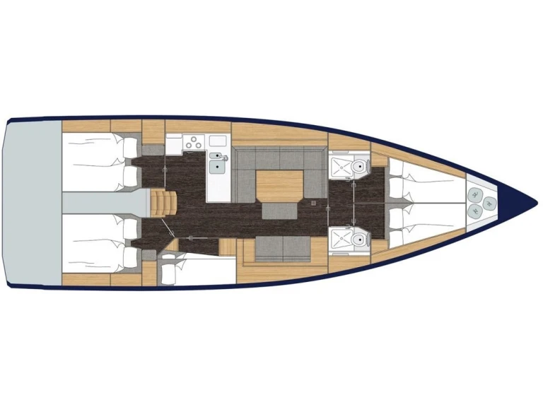 Hire Sailboat Bavaria with a boat licence