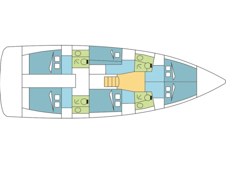 Jeanneau Sun Loft 47 /7cab charter bareboat or skippered in  Gouvia