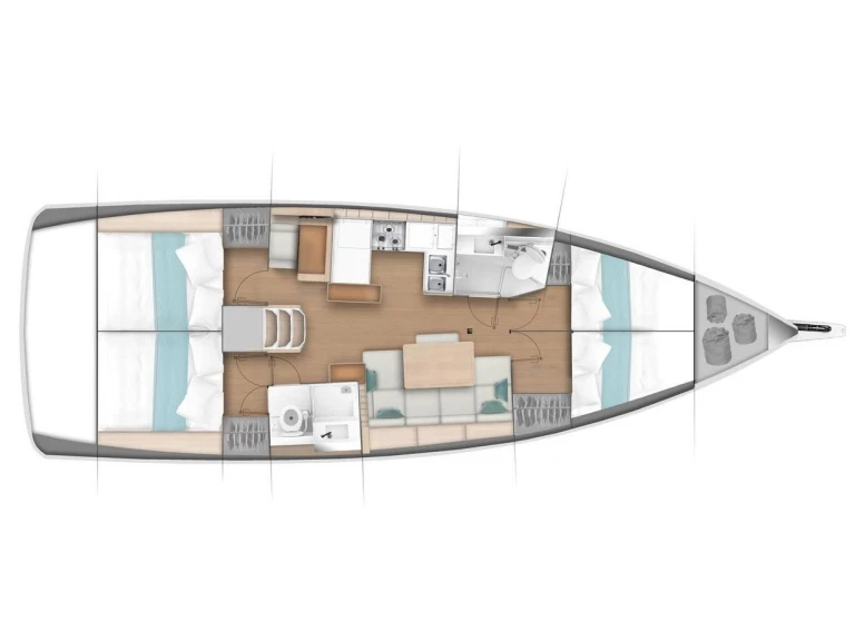 Hire Sailboat Jeanneau with a boat licence