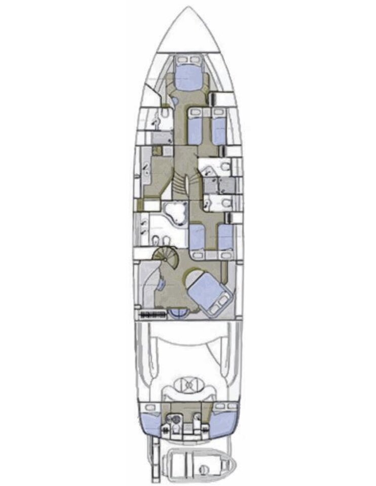 Hire Luxury Yacht with or without skipper Sunseeker Split