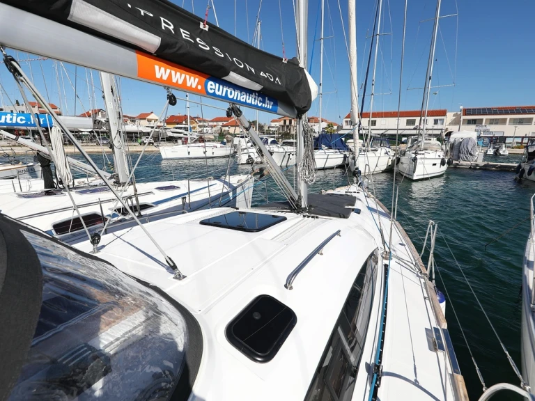 Elan Impression 40.1 charter bareboat or skippered in  Biograd na Moru