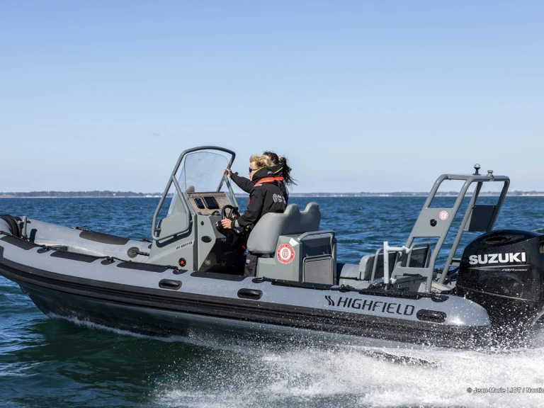 Highfield Patrol 660 charter bareboat or skippered in  La Trinité-sur-Mer
