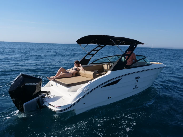 Sea Ray SDX OB charter bareboat or skippered in  Roses