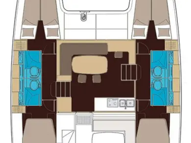 Hire a Lagoon Lagoon 400 Split
