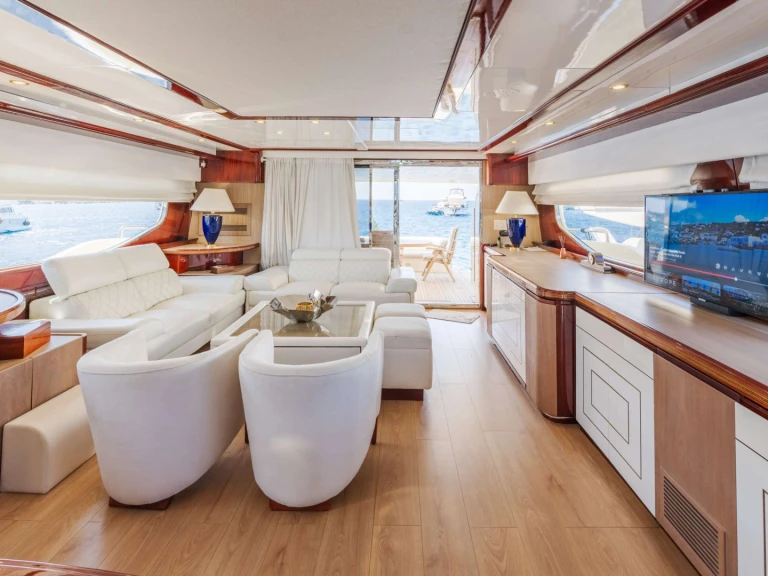 Posillipo SYMPATICO charter bareboat or skippered in  Ornos