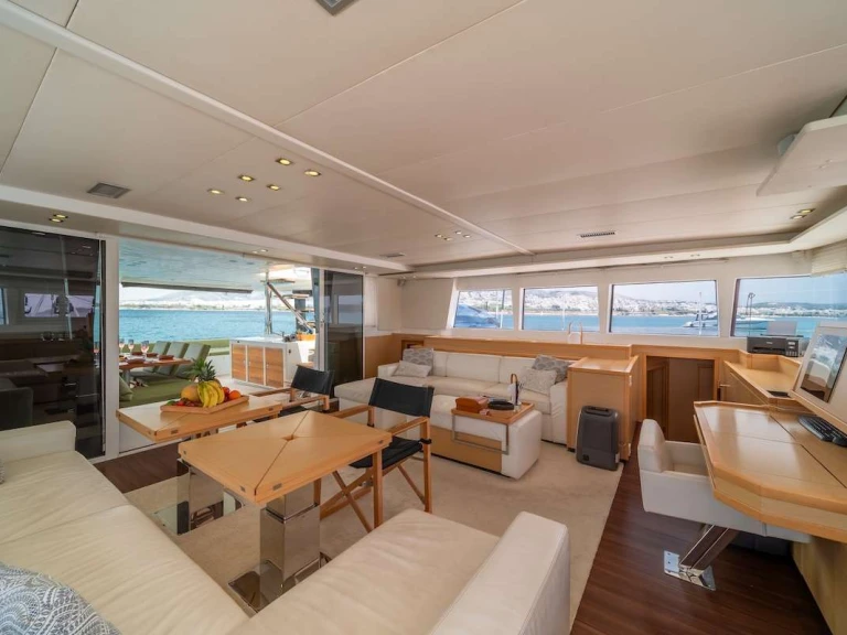Lagoon MY OFFICE charter bareboat or skippered in  Greece