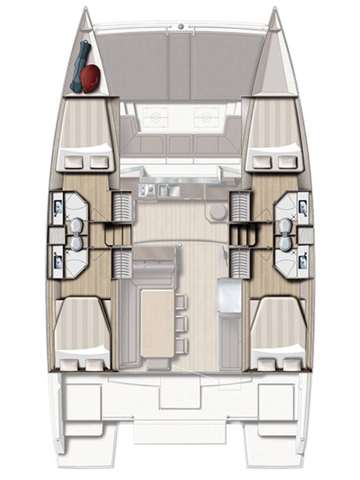 Yacht charter Plataniás - Bali Bali 4.3 on SamBoat