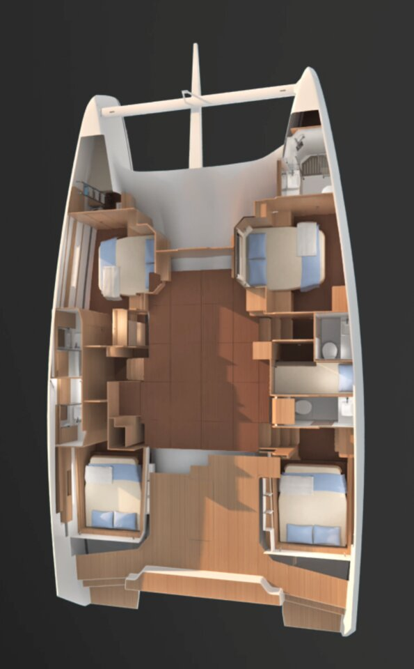 Catamaran hire in Split - Dufour Dufour Catamarans 48 Sail