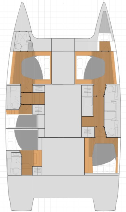 Hire Catamaran Fountaine Pajot with a boat licence