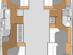 Catamaran hire in Saint-Raphaël - Fountaine Pajot Aura 51