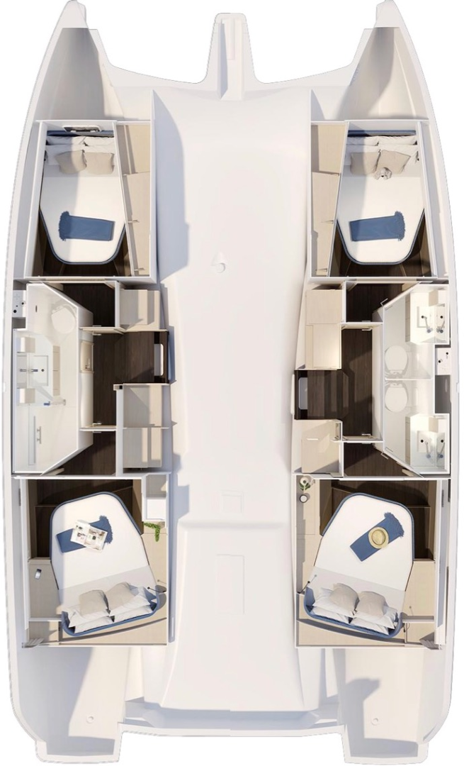 Charter a Fountaine Pajot Fountaine Pajot FP 41 Quatuor 4 in Golfe-Juan on Samboat
