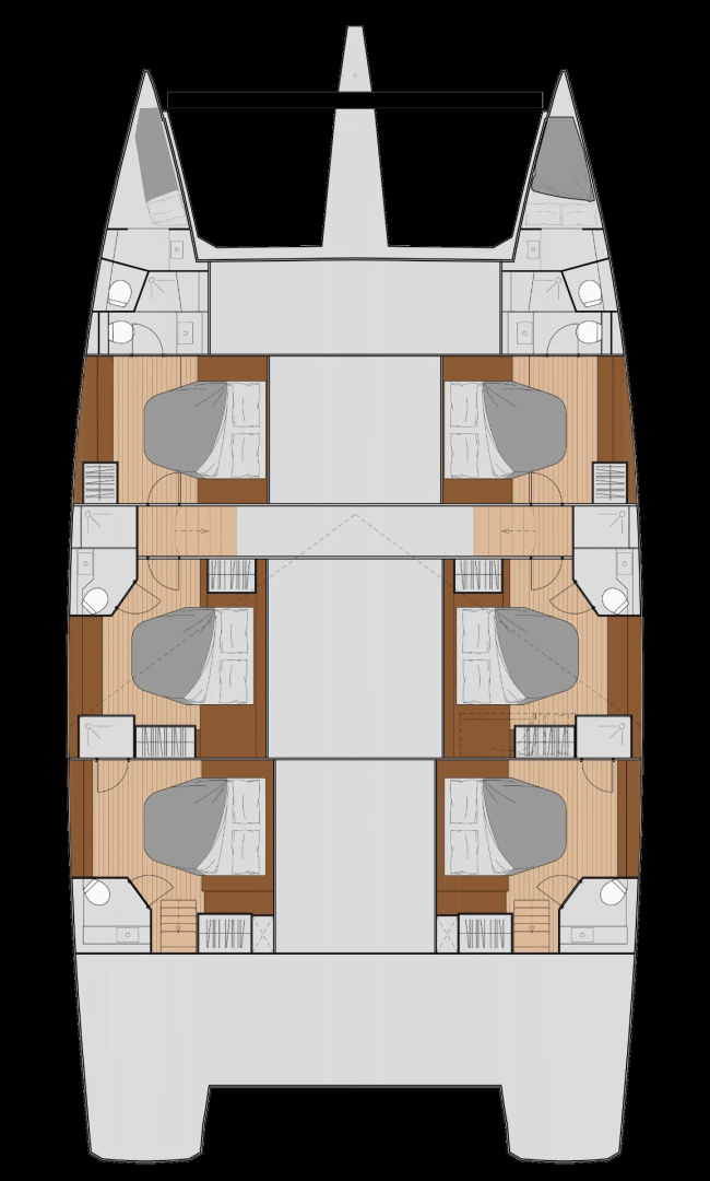 Catamaran hire in Procida - Fountaine Pajot Fountaine Pajot Samana 59 - 6 + 2 cab