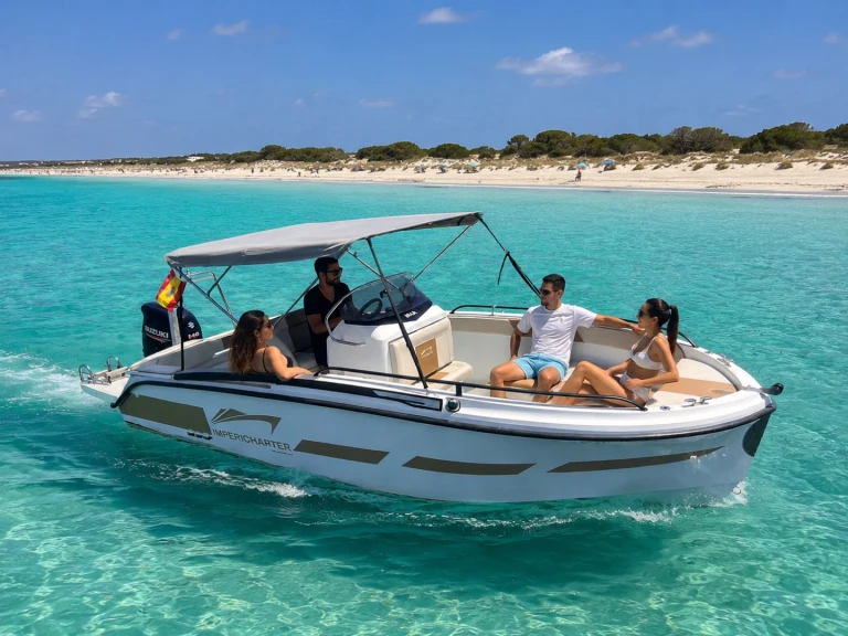 Motorboat to hire Club Nautico S'Estanyol at the best price