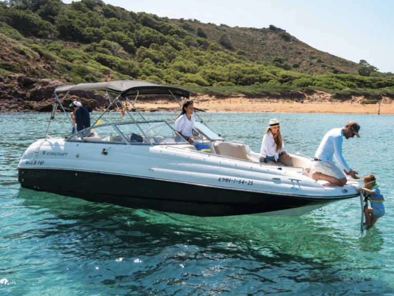 Motorboat hire in Fornells - Starcraft LIMITED 2410 OB