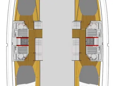 Fountaine Pajot Astrea 42 charter bareboat or skippered in  Biograd na Moru