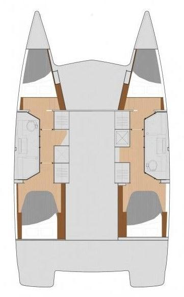 Catamaran hire in Biograd na Moru - Fountaine Pajot Lucia 40