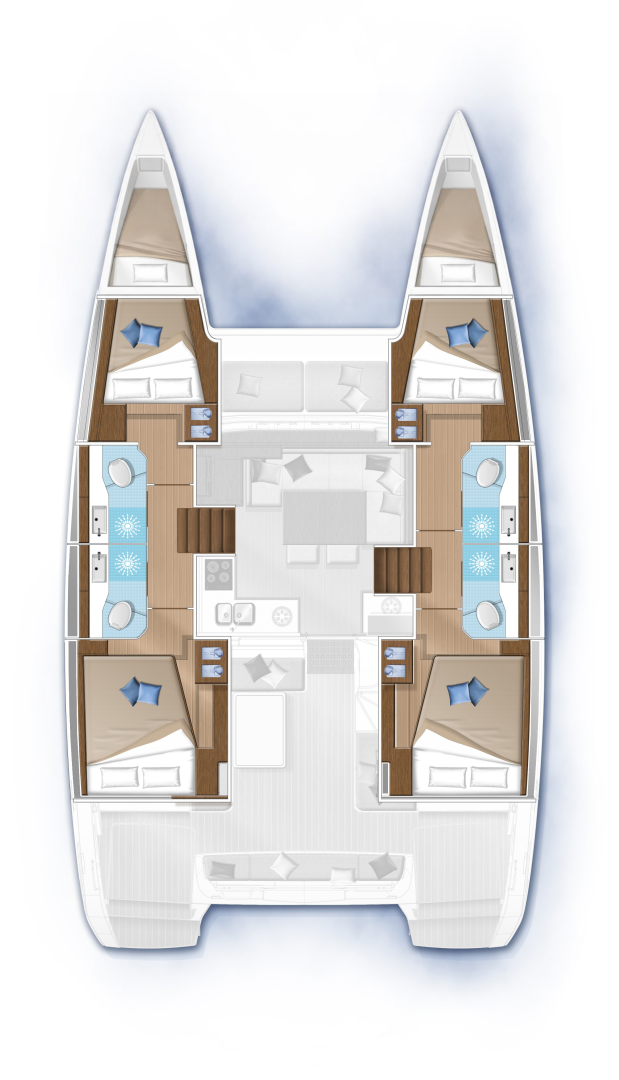 Yacht hire Šibenik cheap Lagoon 40