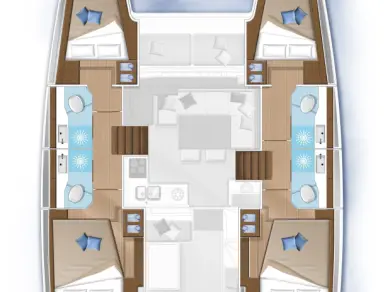 Yacht hire Šibenik cheap Lagoon 40