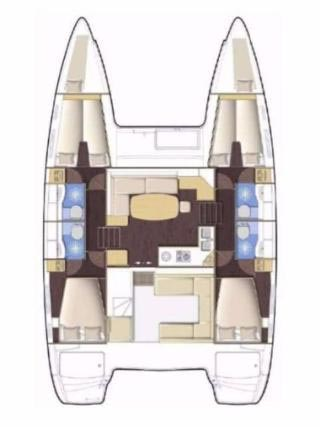 Catamaran hire in Trogir - Lagoon Lagoon 400
