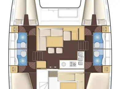 Hire Catamaran Lagoon with a boat licence