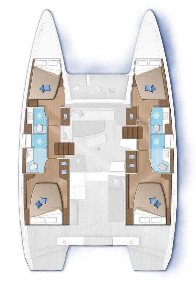 Hire a Lagoon Lagoon 42 Golfo Aranci