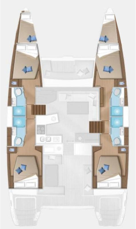 Yacht hire Pula cheap Lagoon 450 F