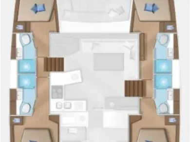 Yacht hire Pula cheap Lagoon 450 F