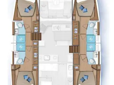 Hire Catamaran Lagoon with a boat licence