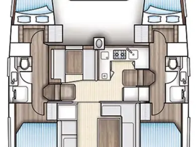 Hire Catamaran with or without skipper Nautitech Murter-Kornati