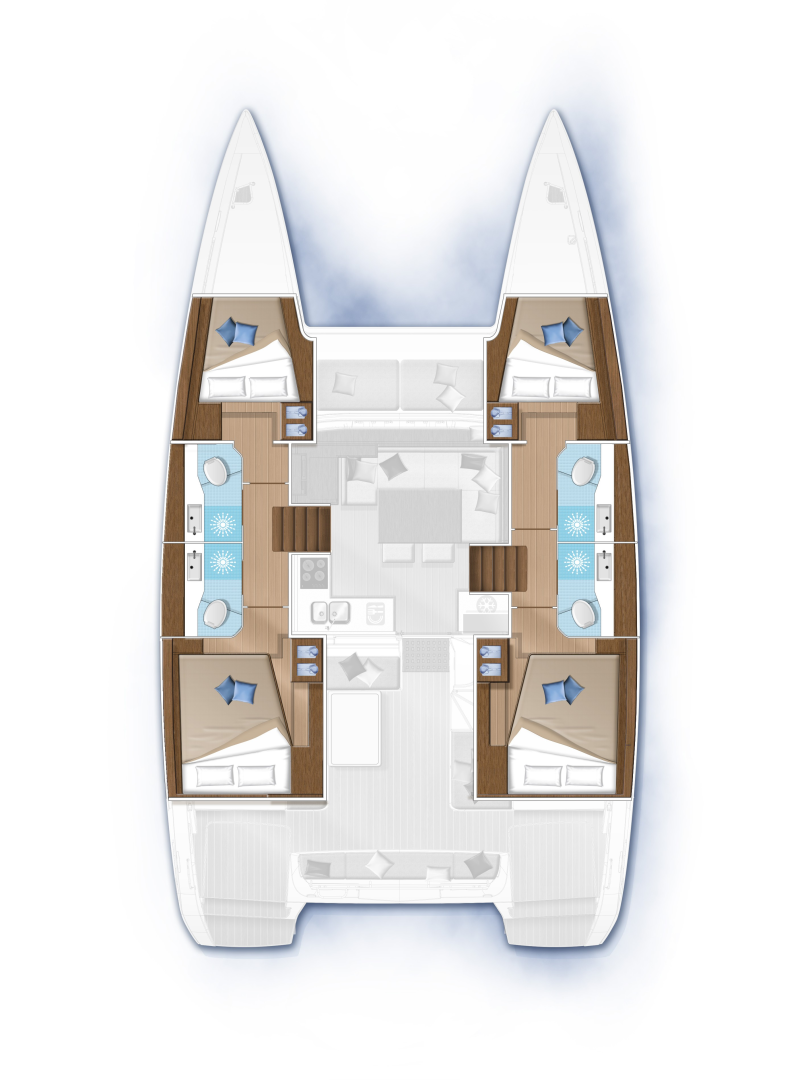 Yacht hire Trogir cheap Lagoon 40