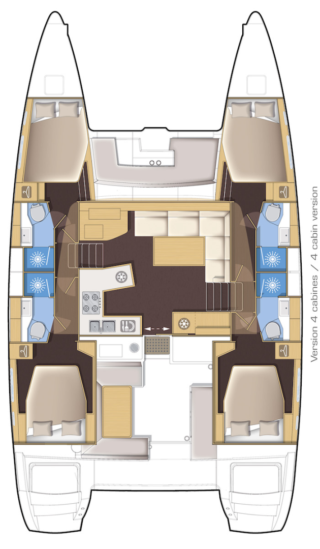 Hire Catamaran with or without skipper Lagoon Palma de Mallorca