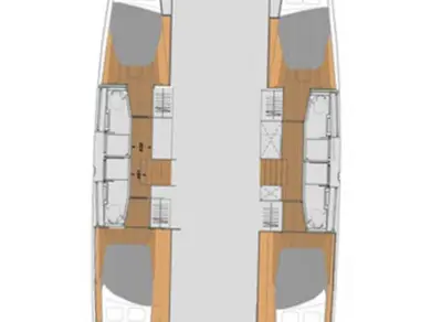 Hire Catamaran Fountaine Pajot with a boat licence