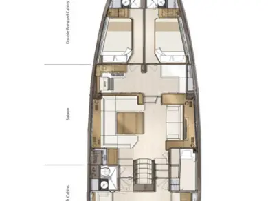 Yacht charter Alimos - Jeanneau Jeanneau 60 on SamBoat