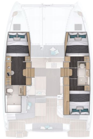 Hire a Lagoon Lagoon 38 - 3 + 2 cab. Alimos