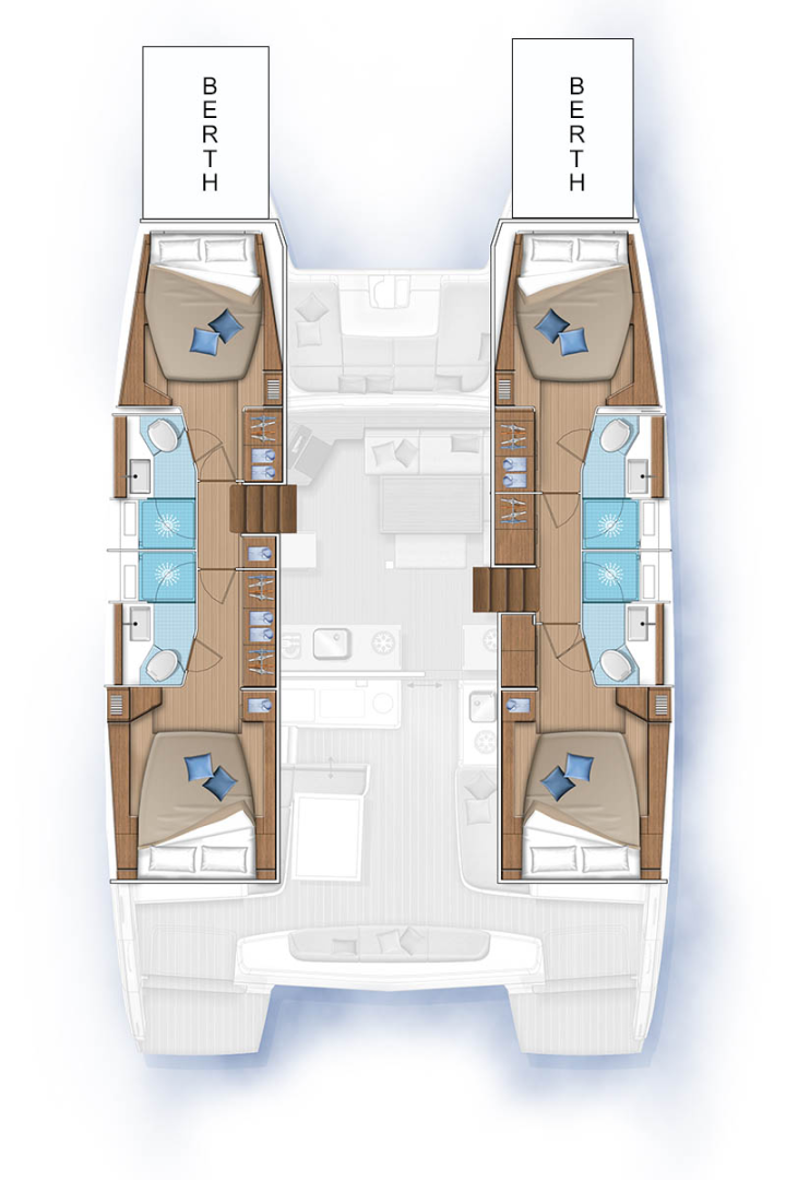 Yacht hire Eden Island cheap Lagoon 46