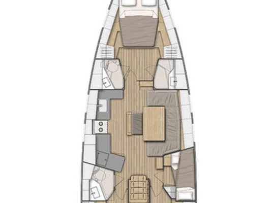 Yacht hire Alimos cheap Oceanis 46.1