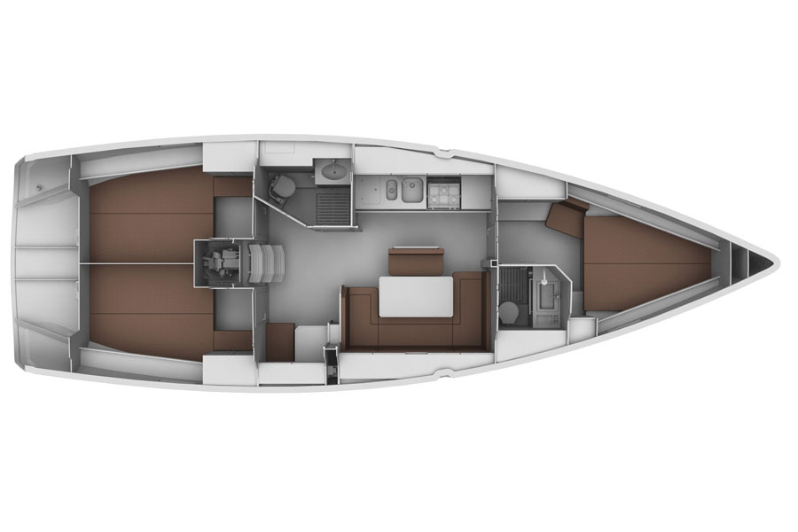 Hire Sailboat Bavaria with a boat licence