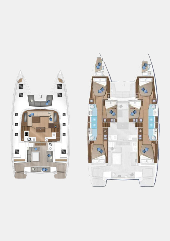 Hire Catamaran with or without skipper Lagoon Alimos