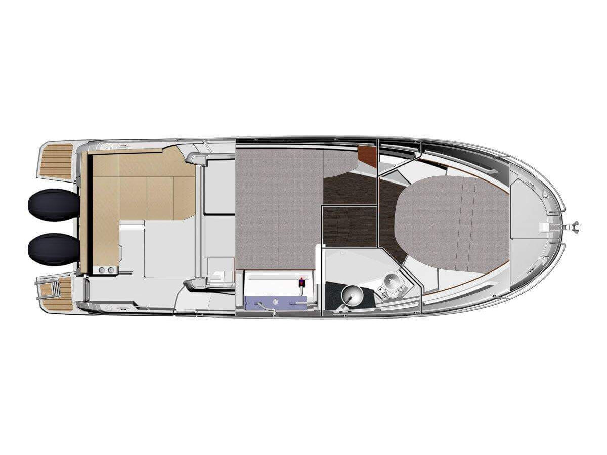 Motorboat hire in Biograd na Moru - Jeanneau Merry Fisher 895