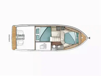 Motorboat hire in Biograd na Moru - Sealine Sealine C335