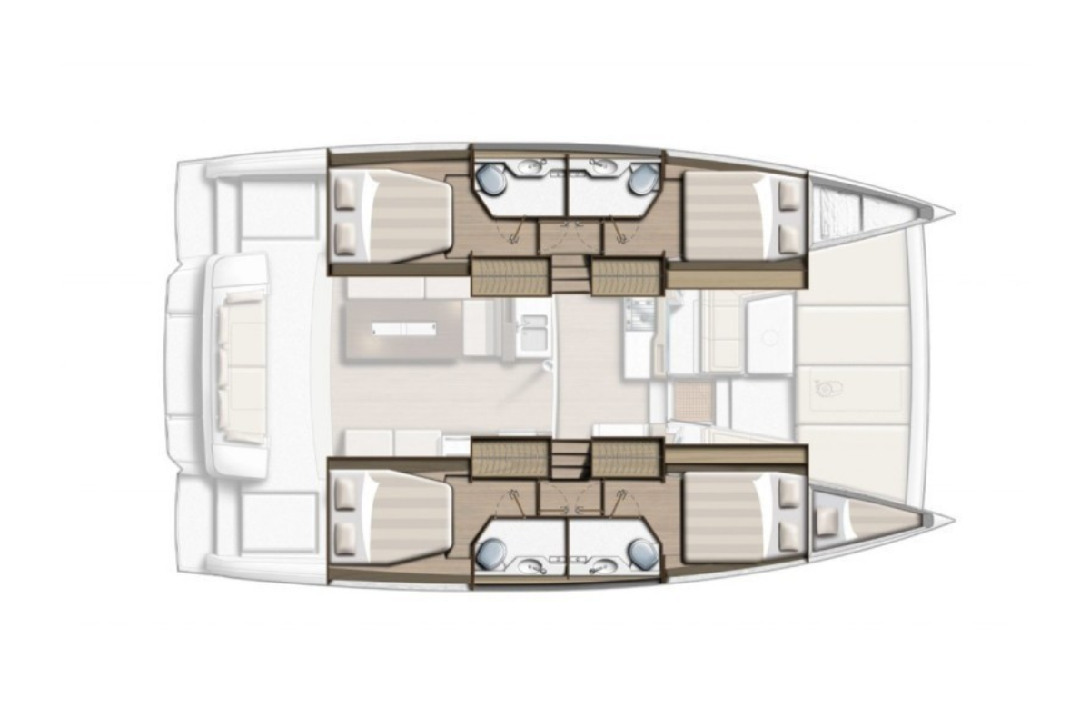 Bali Bali 4.2 charter bareboat or skippered in  Biograd na Moru