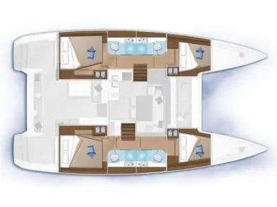Yacht hire Pirovac cheap Lagoon 40