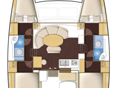 Hire Catamaran Lagoon with a boat licence